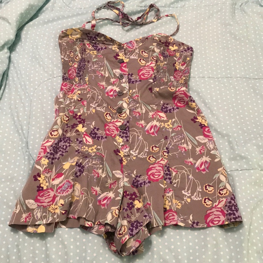 Charlotte Russe Floral Romper